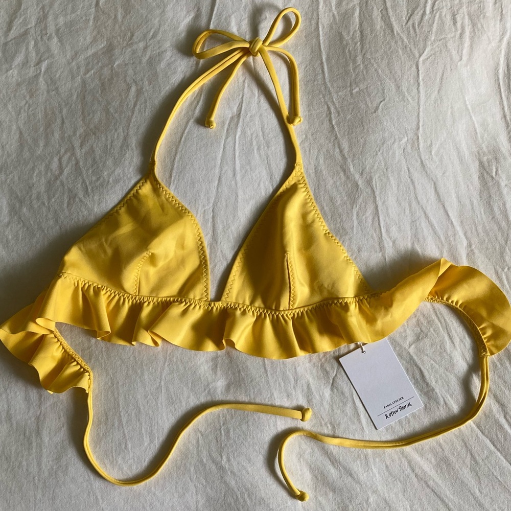& Other Stories - yellow bikini top